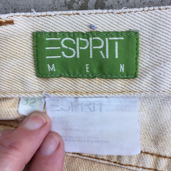 Bundle Sale! Tan Denim Art Shorts with Paint, Mens 32 - Picture 7 of 7